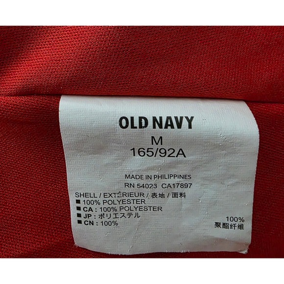 Old Navy Red Black Plaid Button Front V-Neck Short Sleeve Dress Medium M - Picture 5 of 9